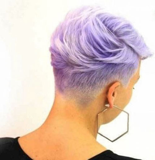 Purple Pixie Hair