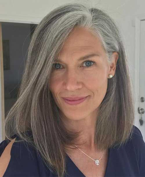 Long Hairstyles For Older Women