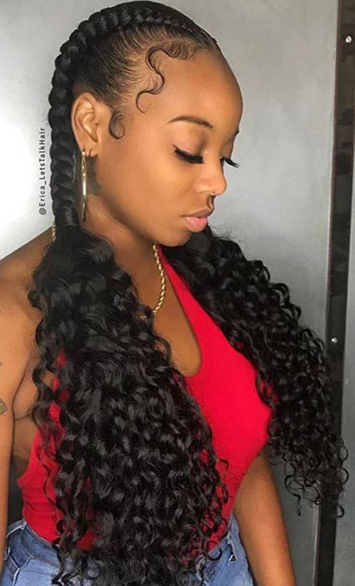 Different Braid Styles With Weave