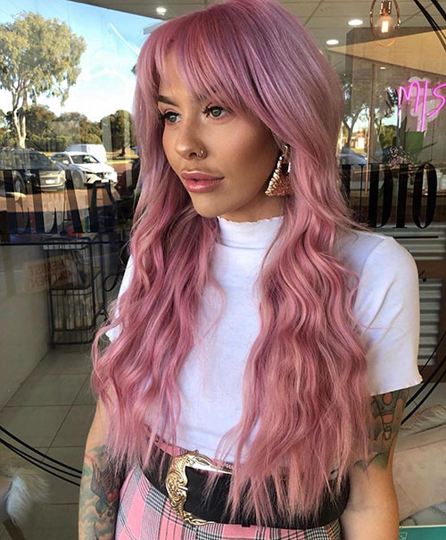 Hot Pink Hair