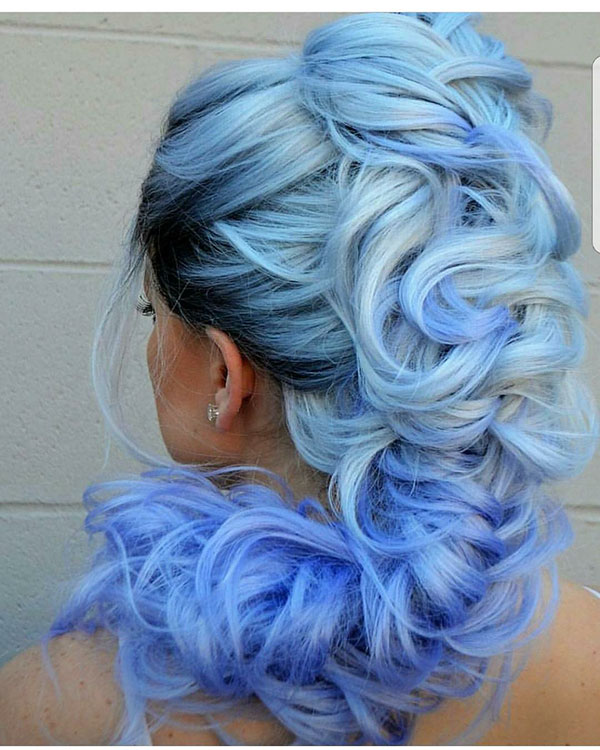 Blue Hair Ideas For Long Hair