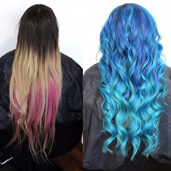 Images Of Blue Long Hair