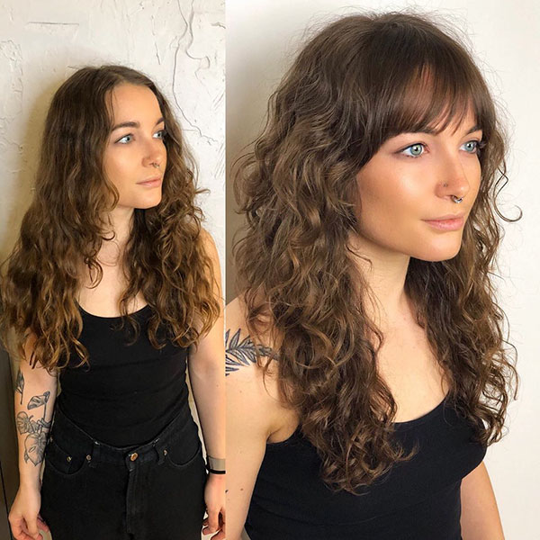 Long Hairstyles With Bangs 2020