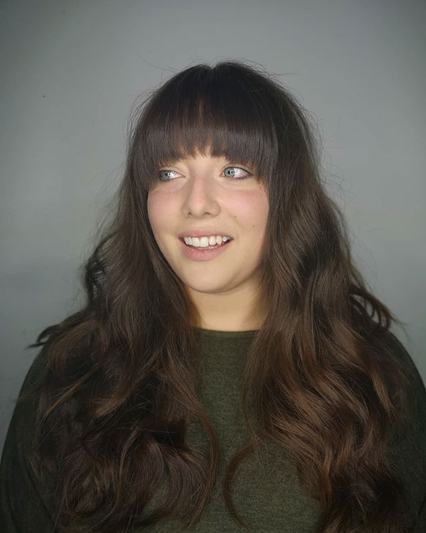 Images Of Long Hair With Bangs