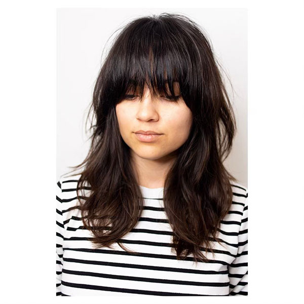 Images Of Medium Length Hair With Bangs