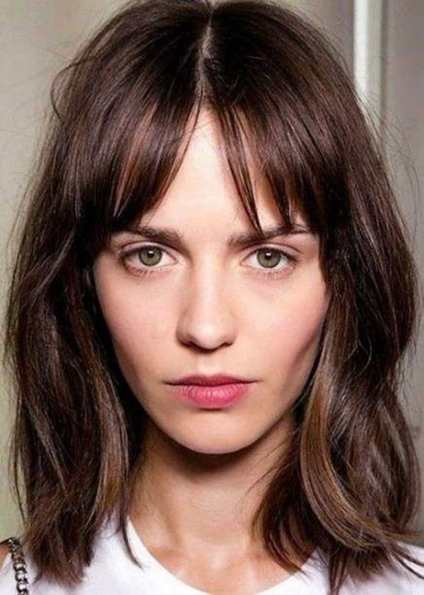 Hairstyles For Medium Hair With Bangs