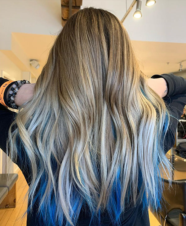 Blue Long Hair