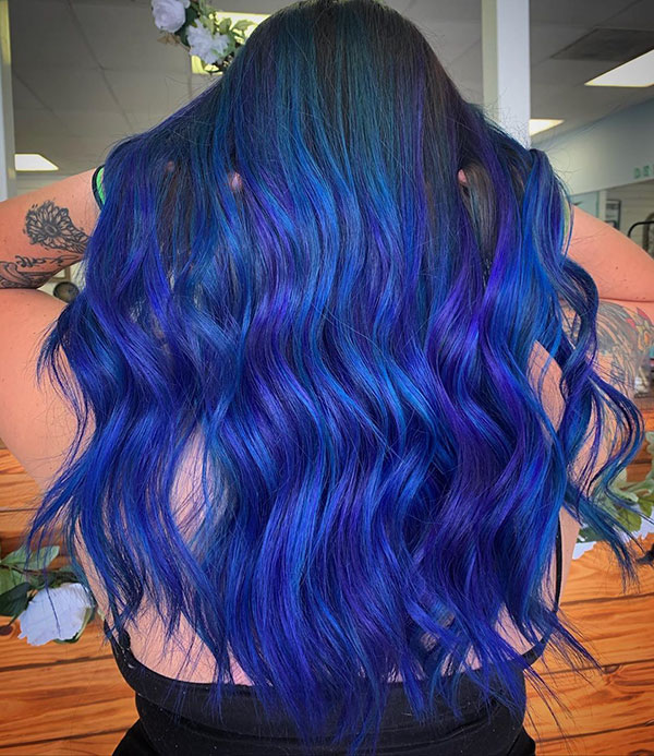 Long Blue Hair Images