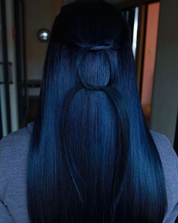 Long Blue Hair Pictures