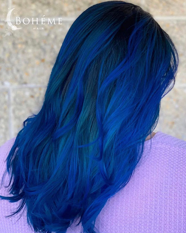 Pictures Of Blue Hair