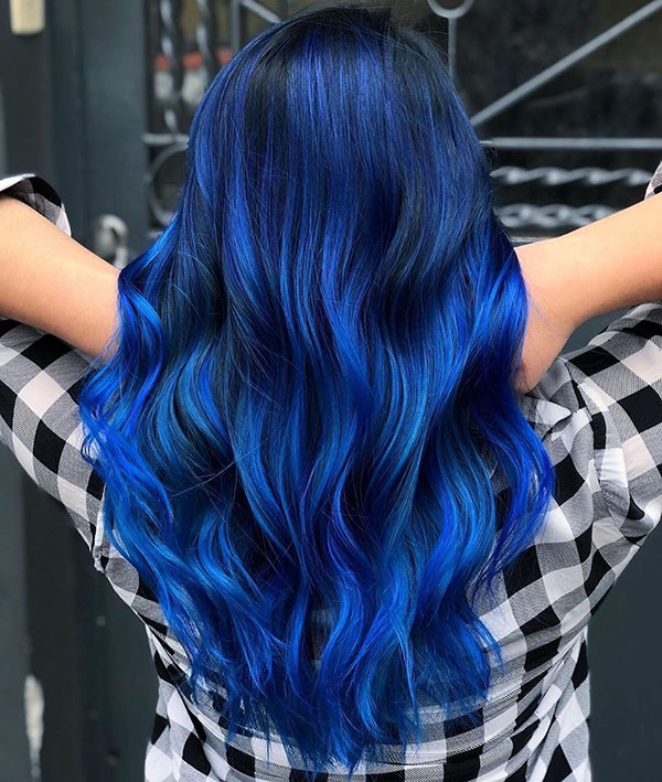 Images Of Blue Long Hair