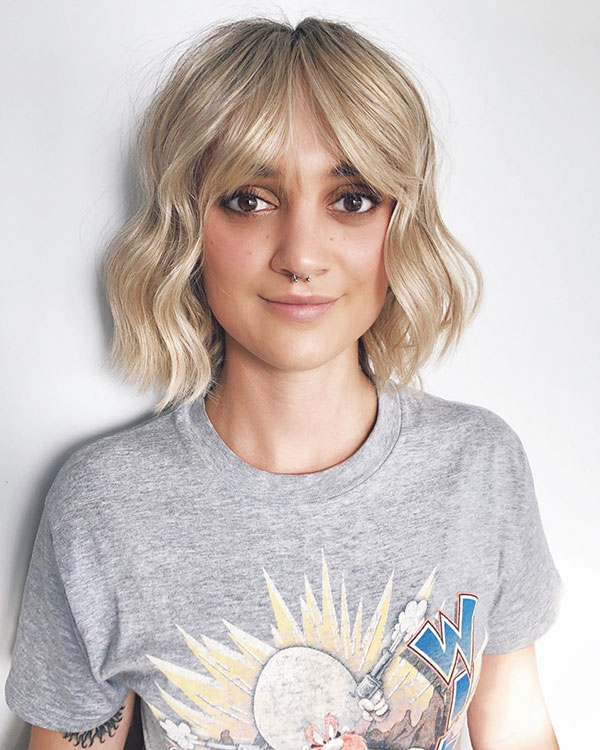 Short Hairstyles With Short Bangs