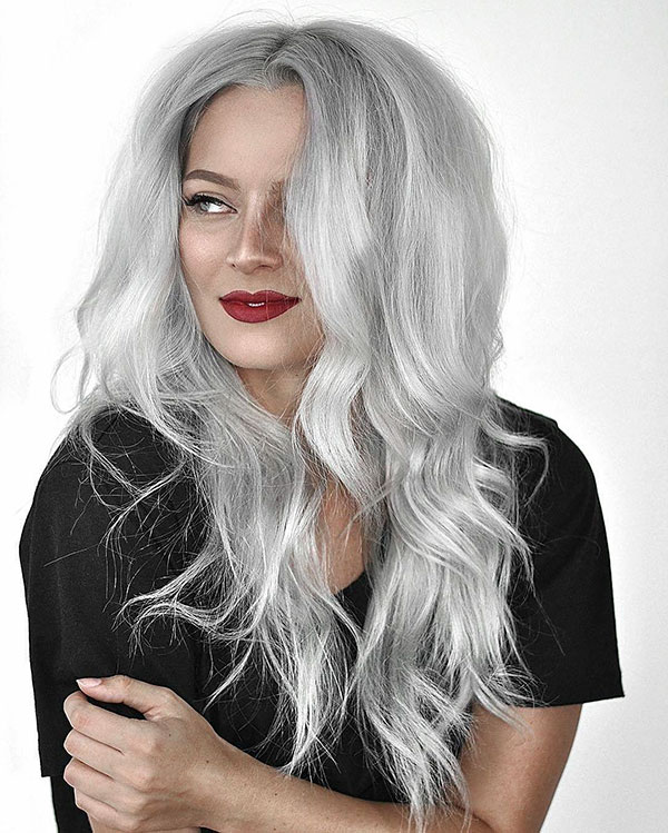 Pictures Of Silver Hair