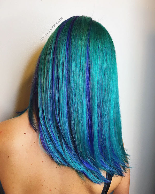 Pictures Of Vibrant Hair Color