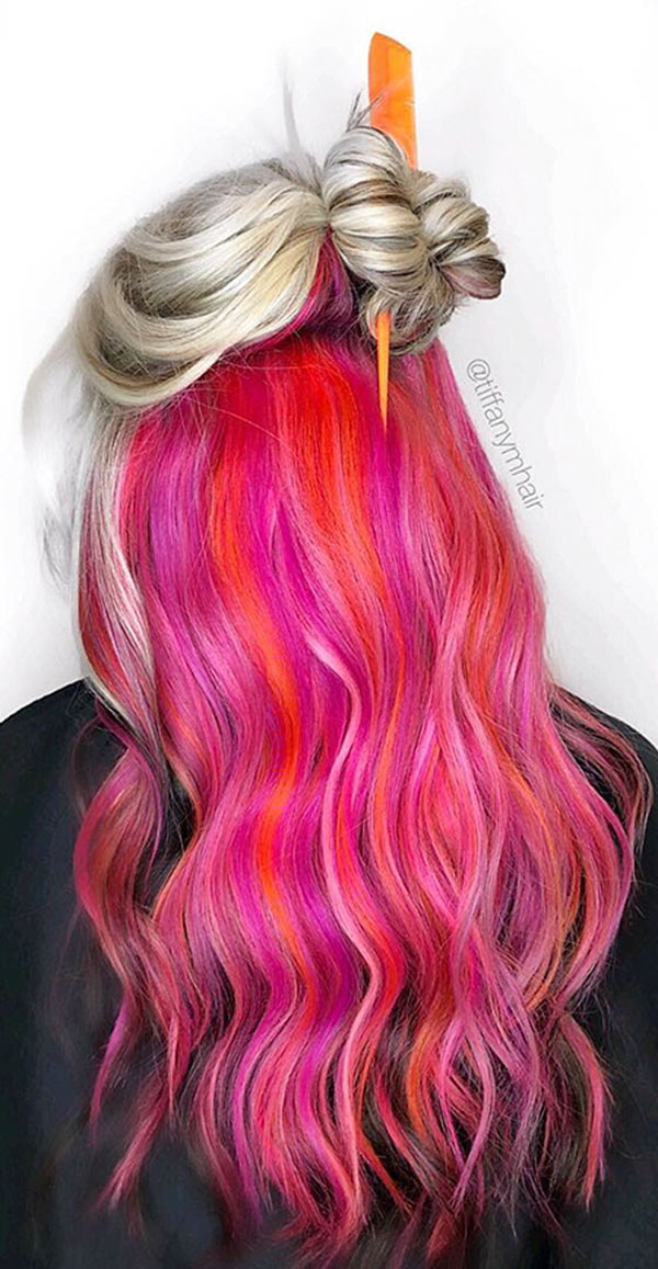 Vibrant Hair Colours