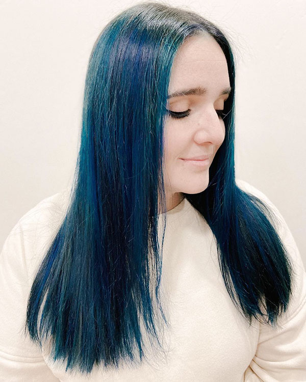 Beautiful Blue Hair